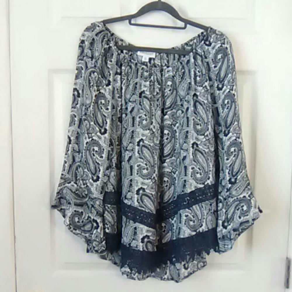 XL Paisley blouse
